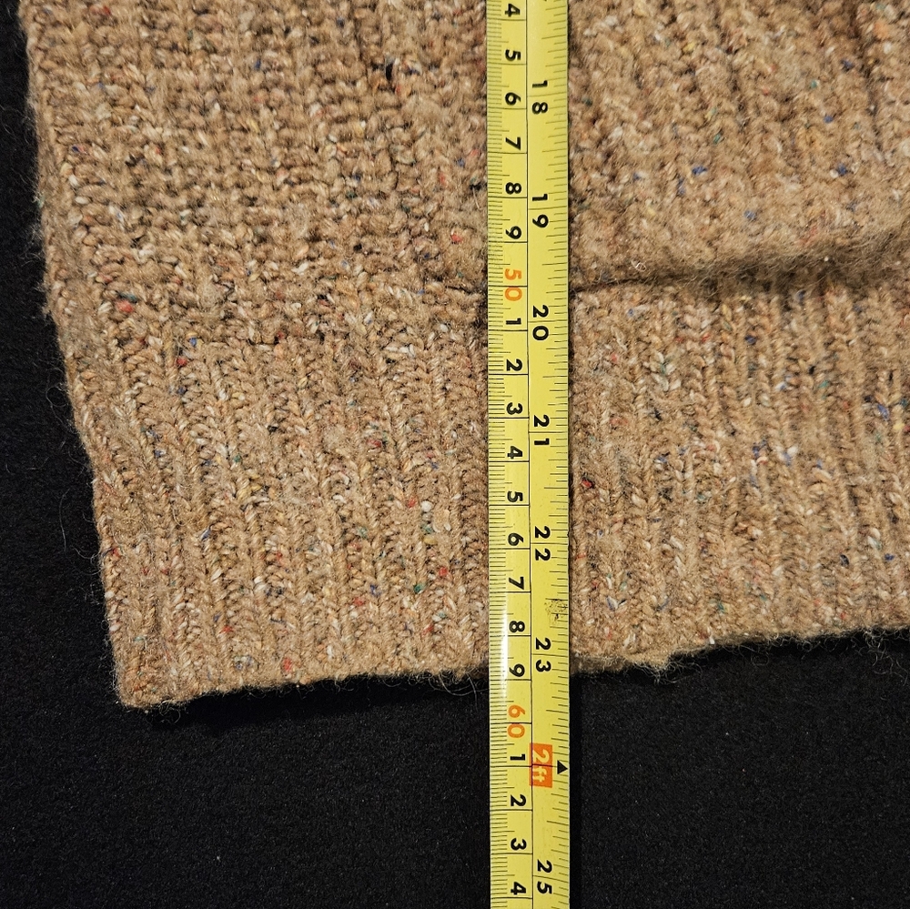 Madewell Women's Large Cardigan Speckled Ribbed Knit Button Sweater Size Large - Picture 8 of 9